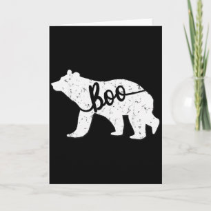 Carte Chemise assortie de surnom Funny Boo Bear 