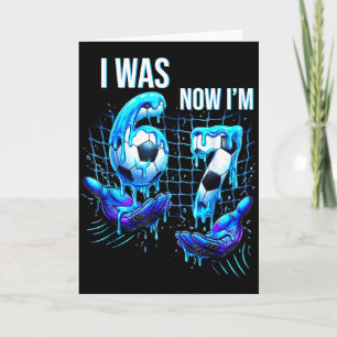 Carte Chemise d'anniversaire de 7 ans J'étais 6 maintena