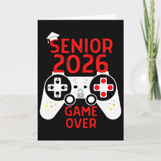 Carte Chemise de la promotion 2026 Senior Video Game Ove