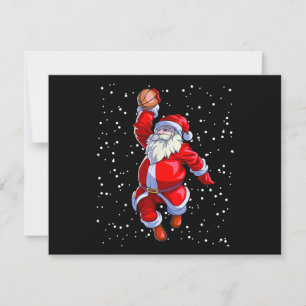 Carte Chemise de Noël de basket Hommes garçons Basketbal