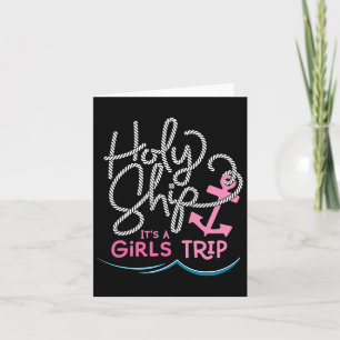 Carte Chemise de voyage pour filles Holy Ship Vacances a