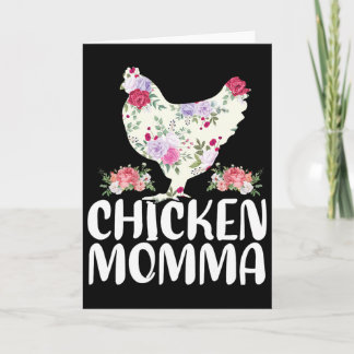 Carte Chemise drôle de maman poulet pour femmes fête des