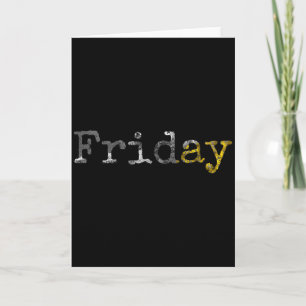 Carte Chemise du vendredi - Cadeau drôle d'anniversaire