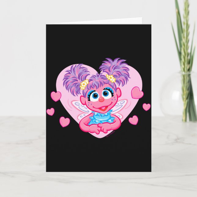 Carte Chemise graphique Abby Cadabby Saint-Valentin  (Devant)