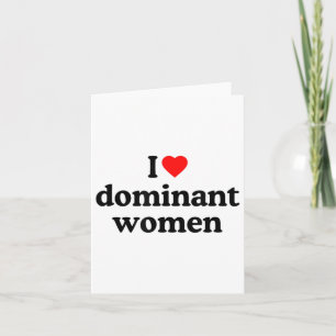 Carte Chemise Je Aime les Femmes Dominantes - J'Aime les
