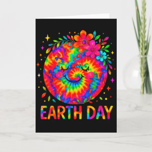 Carte Chemise Joyeuse Journée de la Terre Terre Florale 