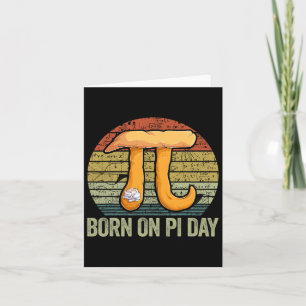 Carte Chemise Né le jour de Pi