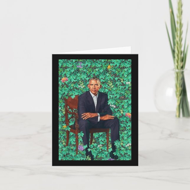 Carte Chemise Portrait du président Barack Obama (Devant)