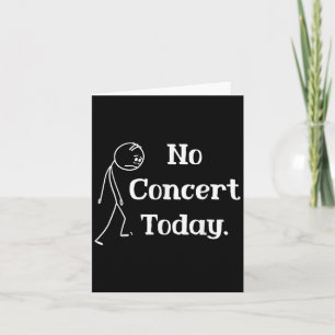 Carte Chemise pour amateurs de concerts de musique de pe
