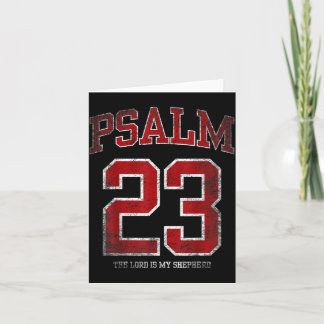 Carte Chemise Psaume 23 Maillot Seigneur Berger