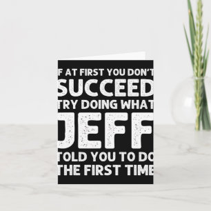 Carte Chemise T drôle de Noël pour l'anniversaire de Jef