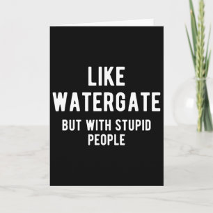 Carte Chemise Trump Ukraine comme Watergate mais avec st