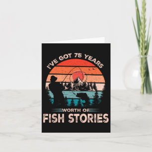 Carte Chemises De Pêche Hommes 75 Ans 75e Anniversaire