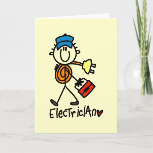 Carte Chemises et cadeaux de base en électricien