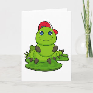 Carte Chenille avec Casquette