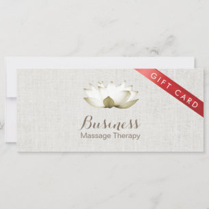 Carte Chèques-cadeaux   Salon de Lotus Therapy & SPA
