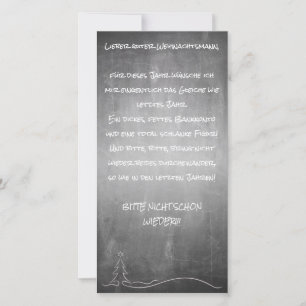 Carte Cher bon Père Noël