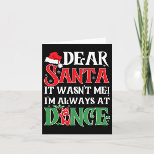 Carte Cher Père Noël Ce N'était Pas Moi Je Suis Toujours
