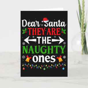 Carte Cher Père Noël Ils Sont Les Vilains Noël Cou