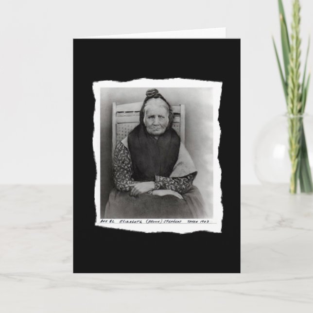 Carte Cherokee amérindien vintage (Devant)