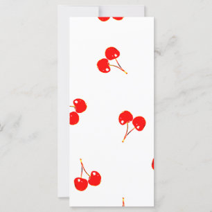 Carte Cherry Motif Pop Version