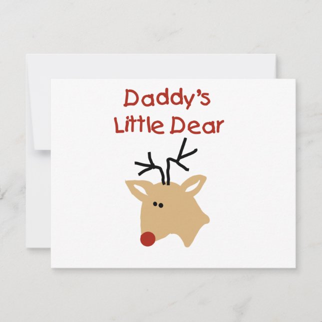 Carte Chers T-shirts et cadeaux de papa (Devant)