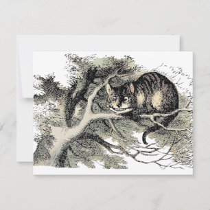 Carte Cheshire Chat Alice Wonderland Classic