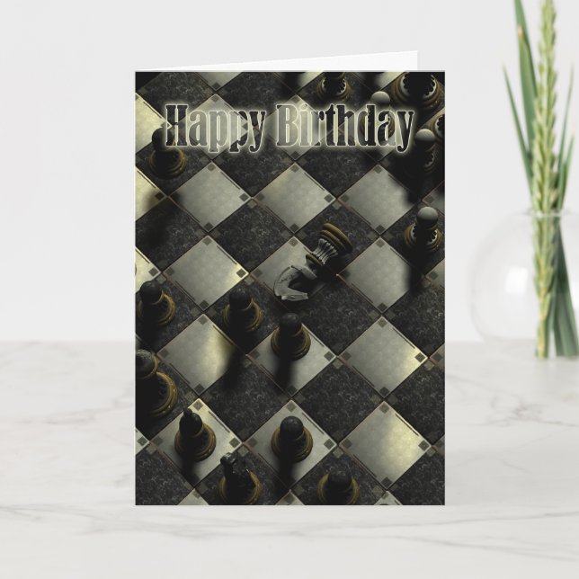 Carte Chess Birthday Card (Devant)