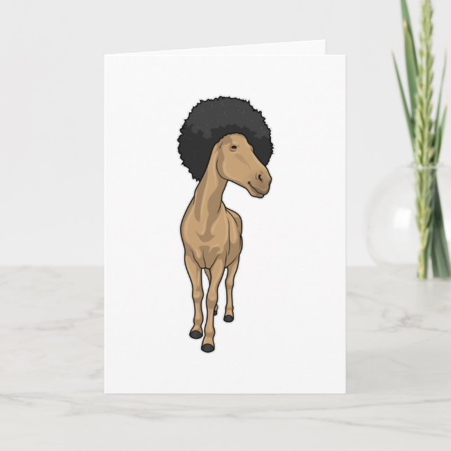 Carte Cheval Afro (Devant)