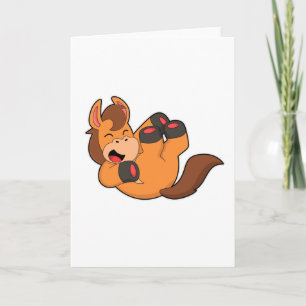Carte Cheval au rire
