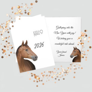Carte Cheval brun