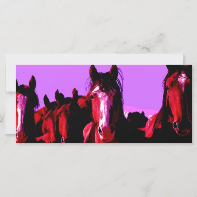 Carte Cheval - Chevaux (Devant)