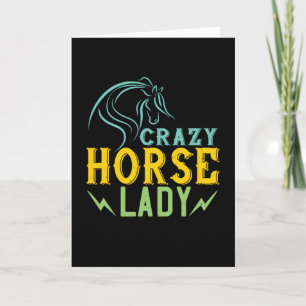 Carte Cheval - Crazy Horse Lady