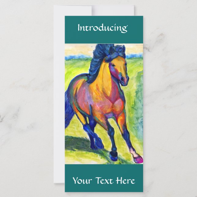 Carte Cheval d'art (Devant)