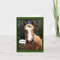 Carte Cheval de Fête - "Bess"