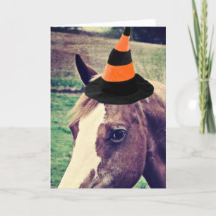 Carte Cheval de Halloween
