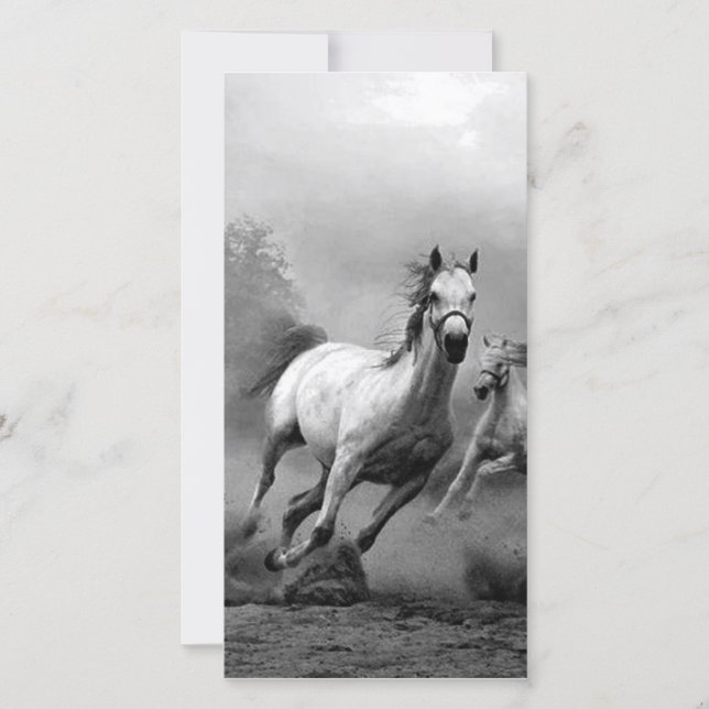 Carte Cheval en course (Devant)