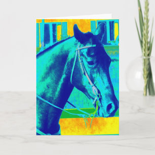 Carte Cheval Occidental Coloré Toutes les occasions
