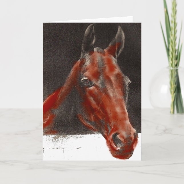 Carte cheval sympathique (Devant)