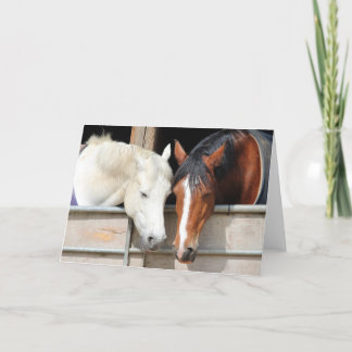 Carte Chevaux d'amour