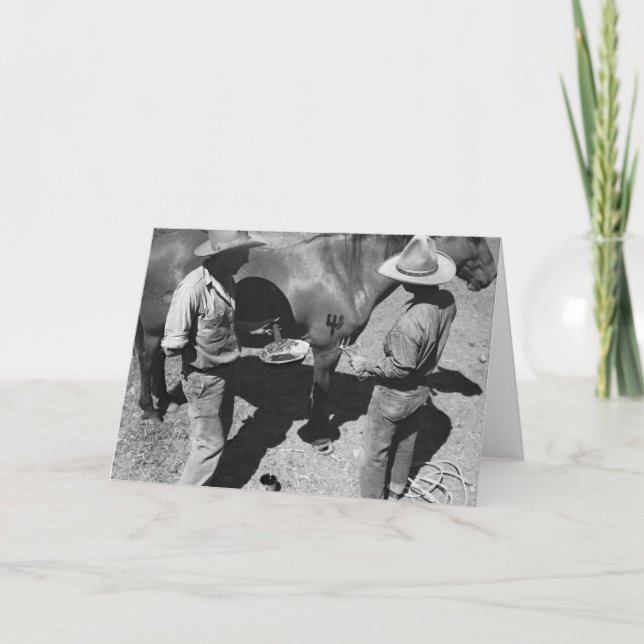 Carte Chevaux de marquage à chaud avec la marque de (Devant)