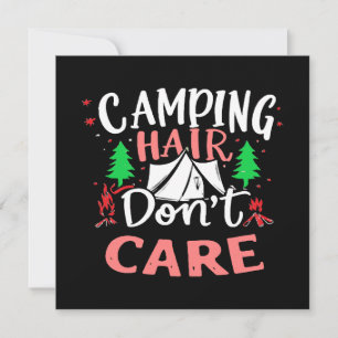 Carte Cheveux de Camping, On s'en fiche, Drôle