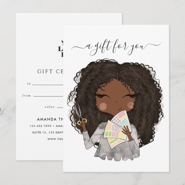 Carte Cheveux et ongles (Devant / Derrière)