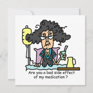 Carte Cheveux foncés d'effet secondaire de médicament