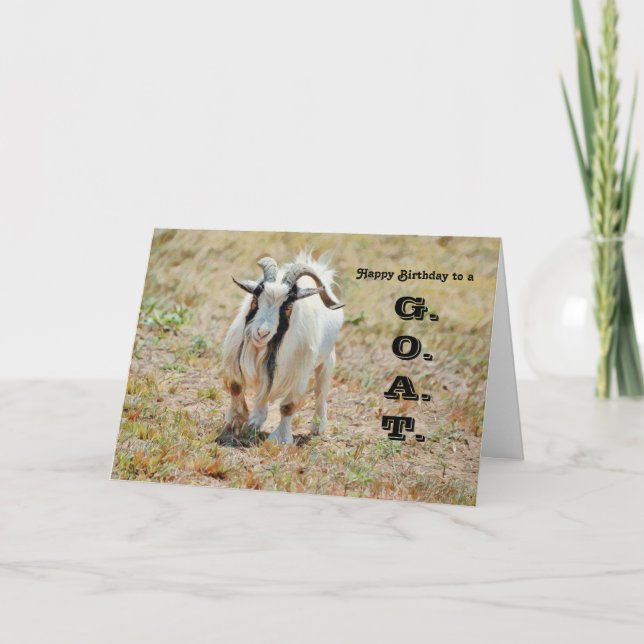Carte Chèvre mignonne plus grande de tous les temps Cart (Devant)
