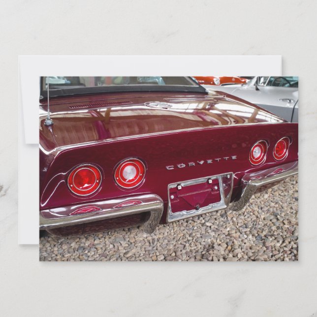 Carte Chevrolet Corvette (Devant)