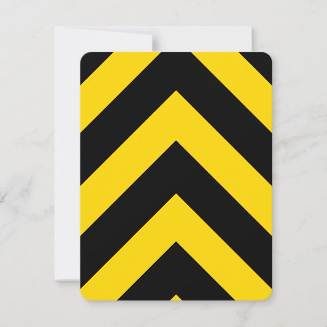 Carte Chevrons audacieux de la route (Devant)