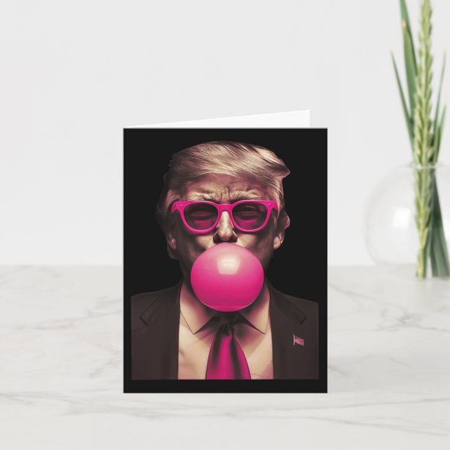 Carte Chewing-gum Trump  (Devant)