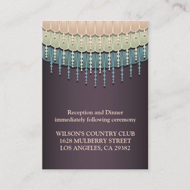 Carte Chic Bohème Shabby Driving Directions (Devant)