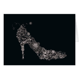 Carte chic de ~ de chaussure